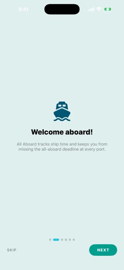 Ship time and the all-aboard countdown